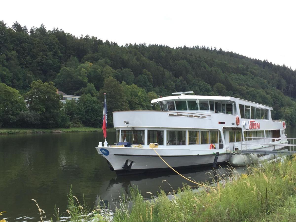Natur Und Neckarblick Bei Heidelberg Hirschhorn Esterno foto