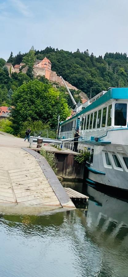 Natur Und Neckarblick Bei Heidelberg Hirschhorn Esterno foto